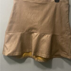 Metallic Party mini skirt